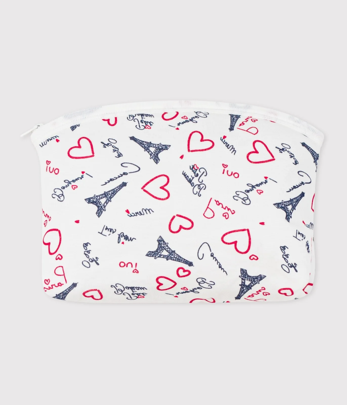 Babies' Paris-print cotton bag