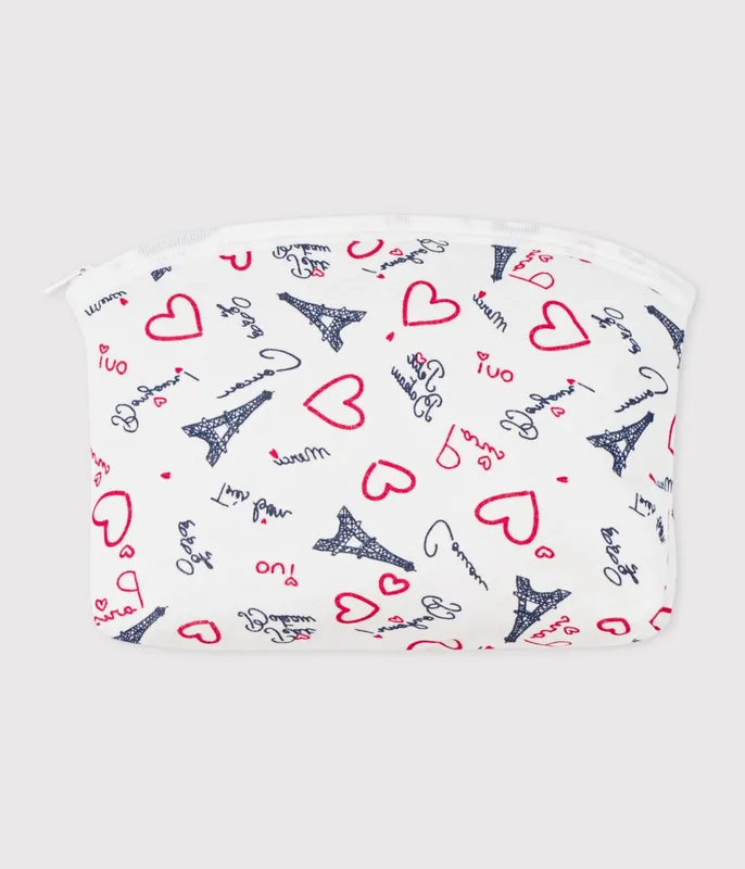 Babies' Paris-print cotton bag