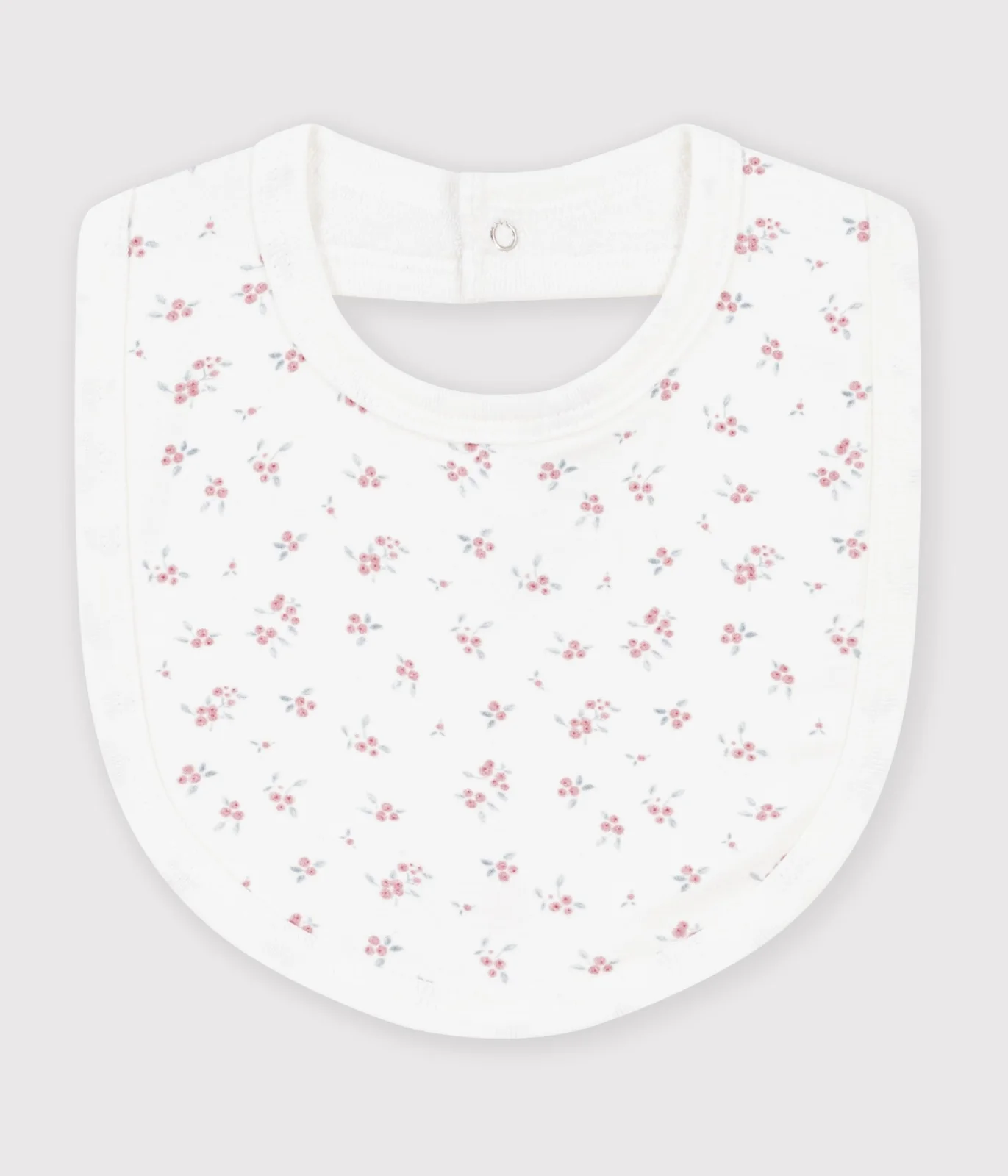 Babies' printed cotton bib