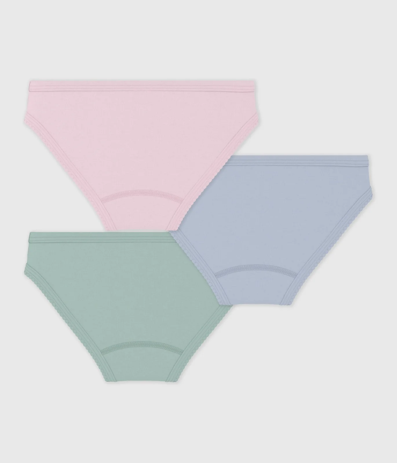 Pack of children's plain cotton pants