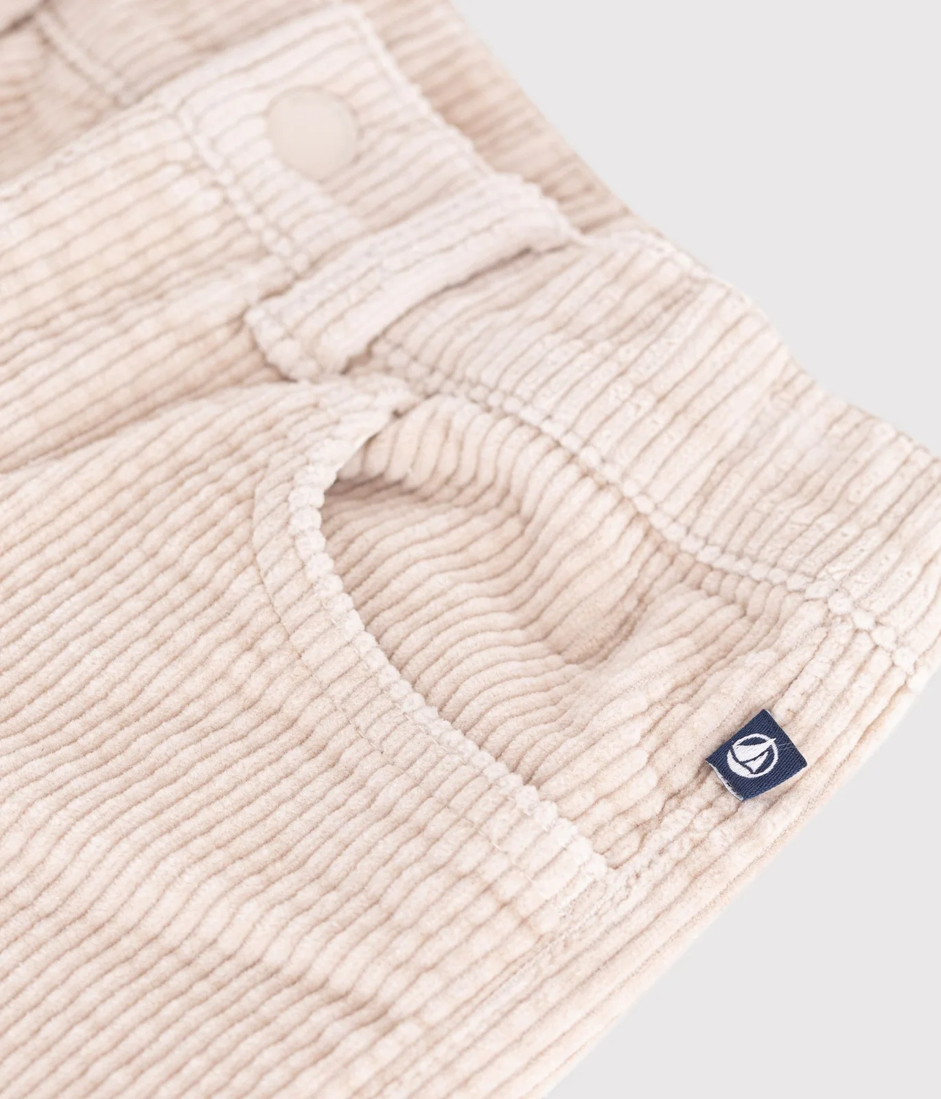 Children's wide-leg corduroy trousers