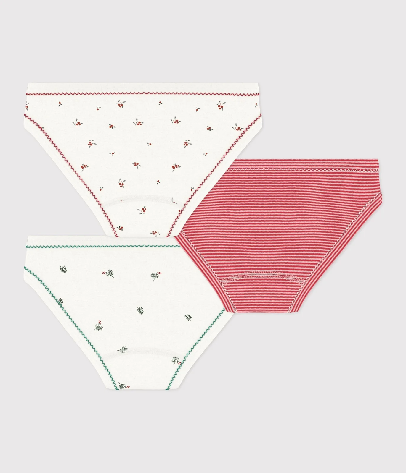 Pack of children's printed cotton pants