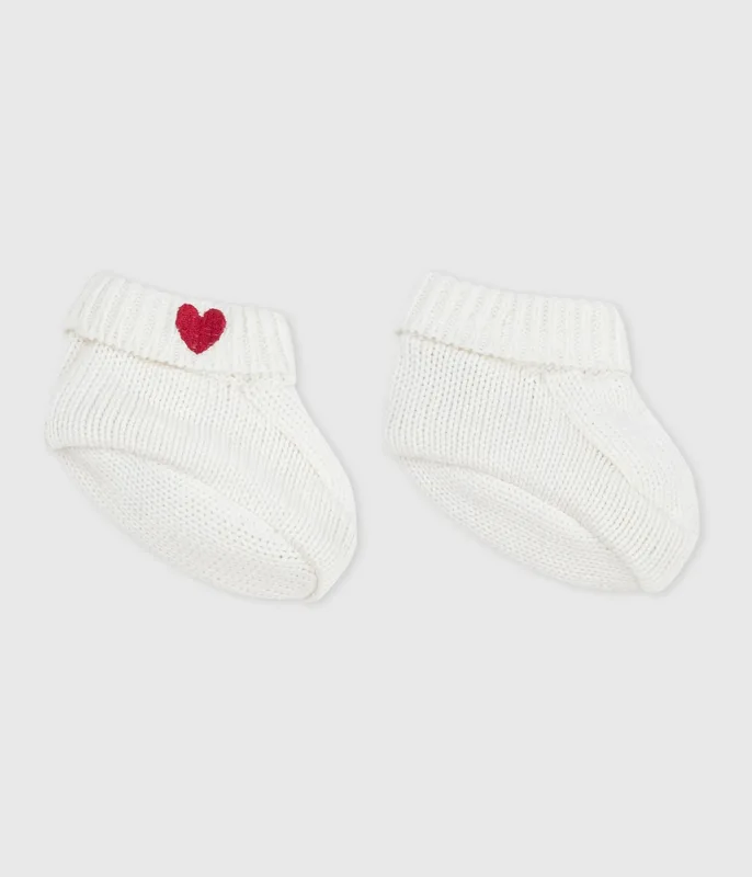Unisex cotton newborn Booties