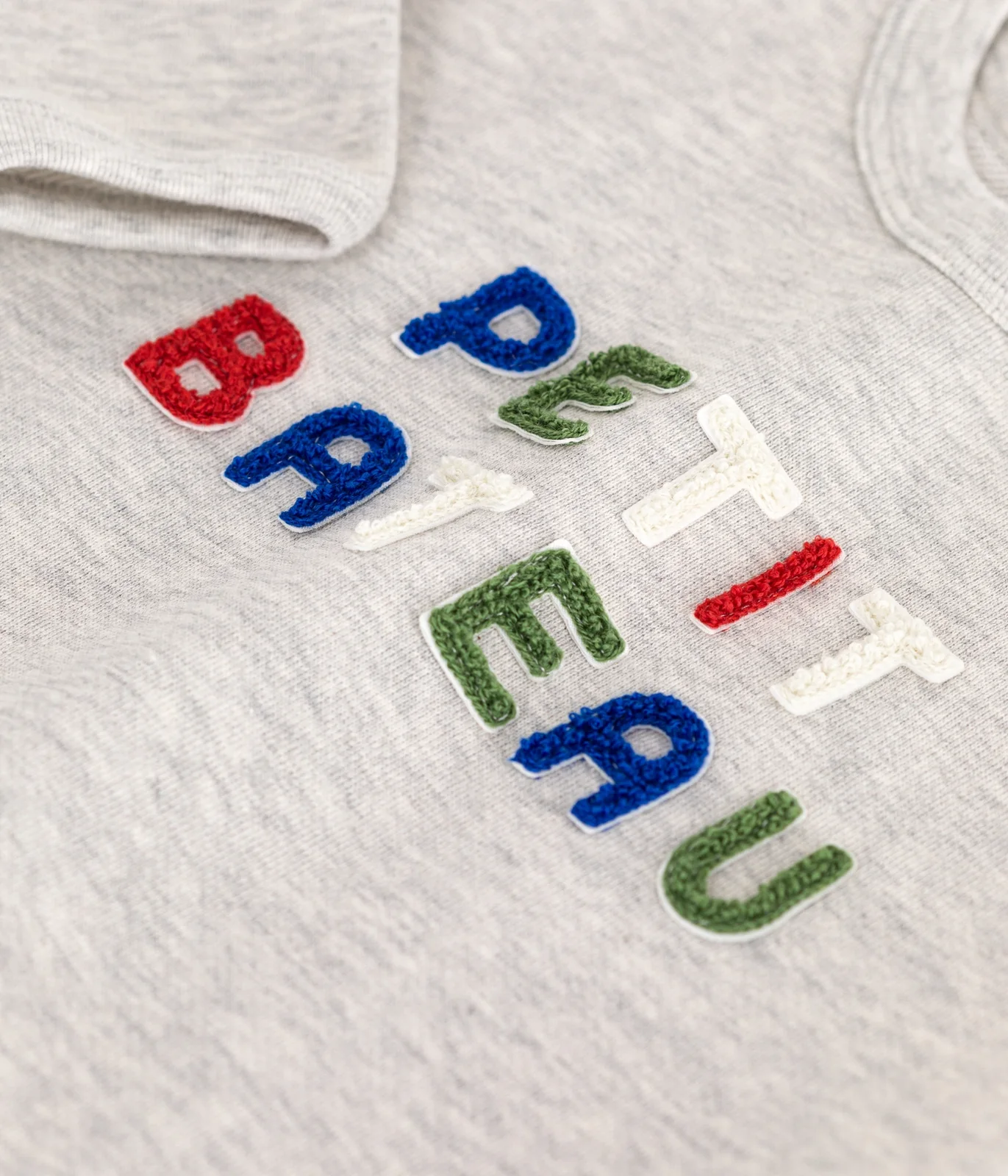 Babies' plain cotton sweatshirt