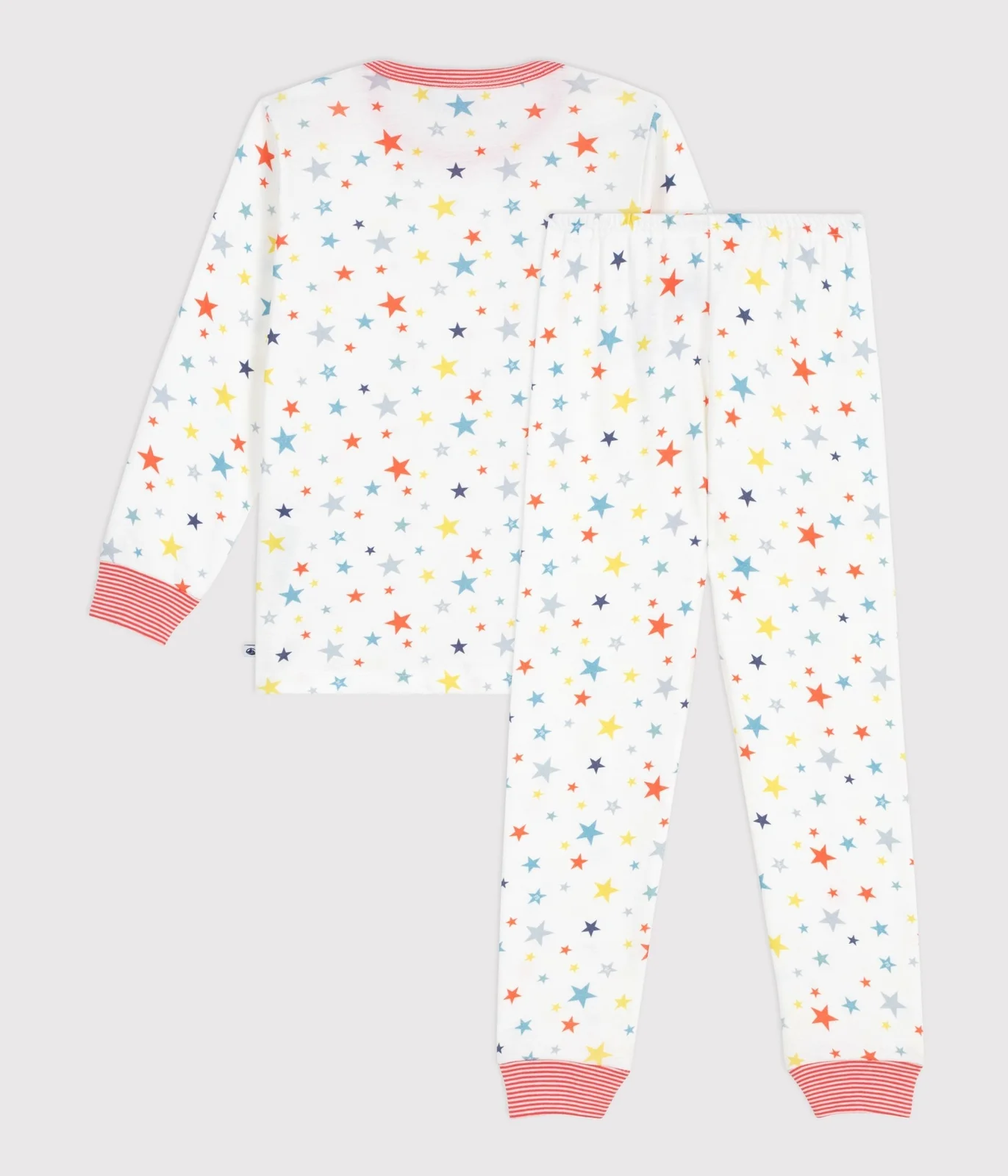 Children's star print cotton pyjamas