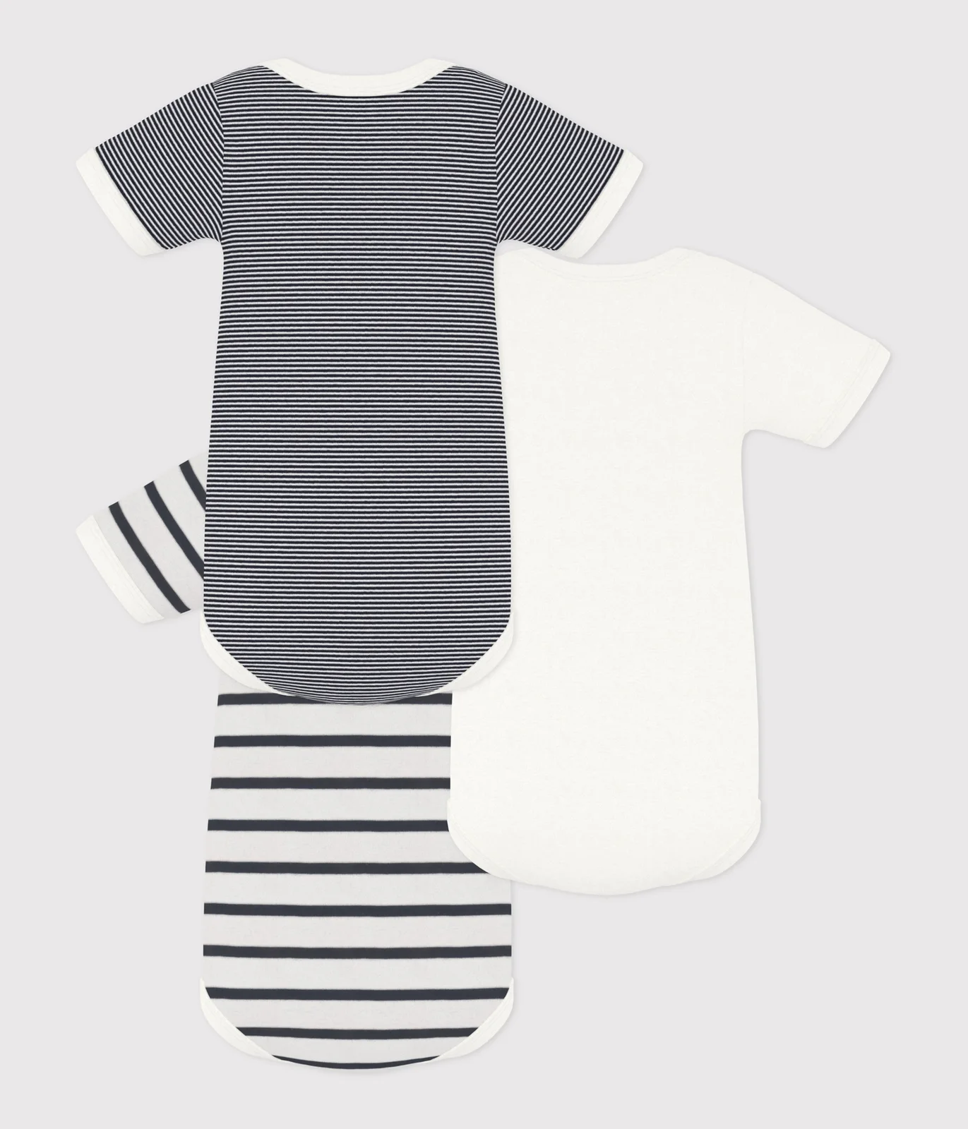 Babies' Short-Sleeved Bodysuit - 3-Pack