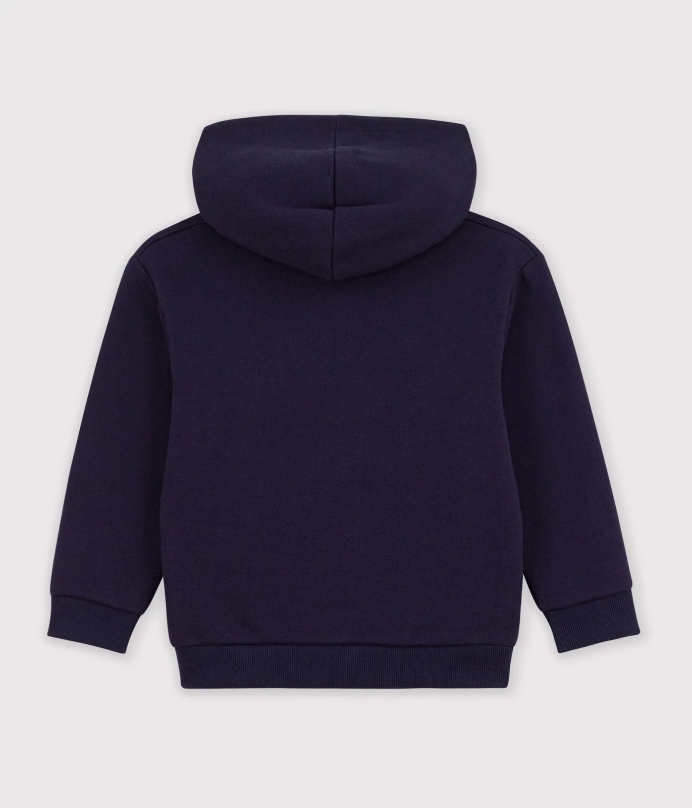 Children's cotton hoodie with a boat motif