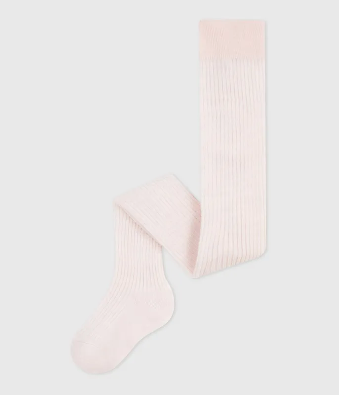wool and cotton baby tights