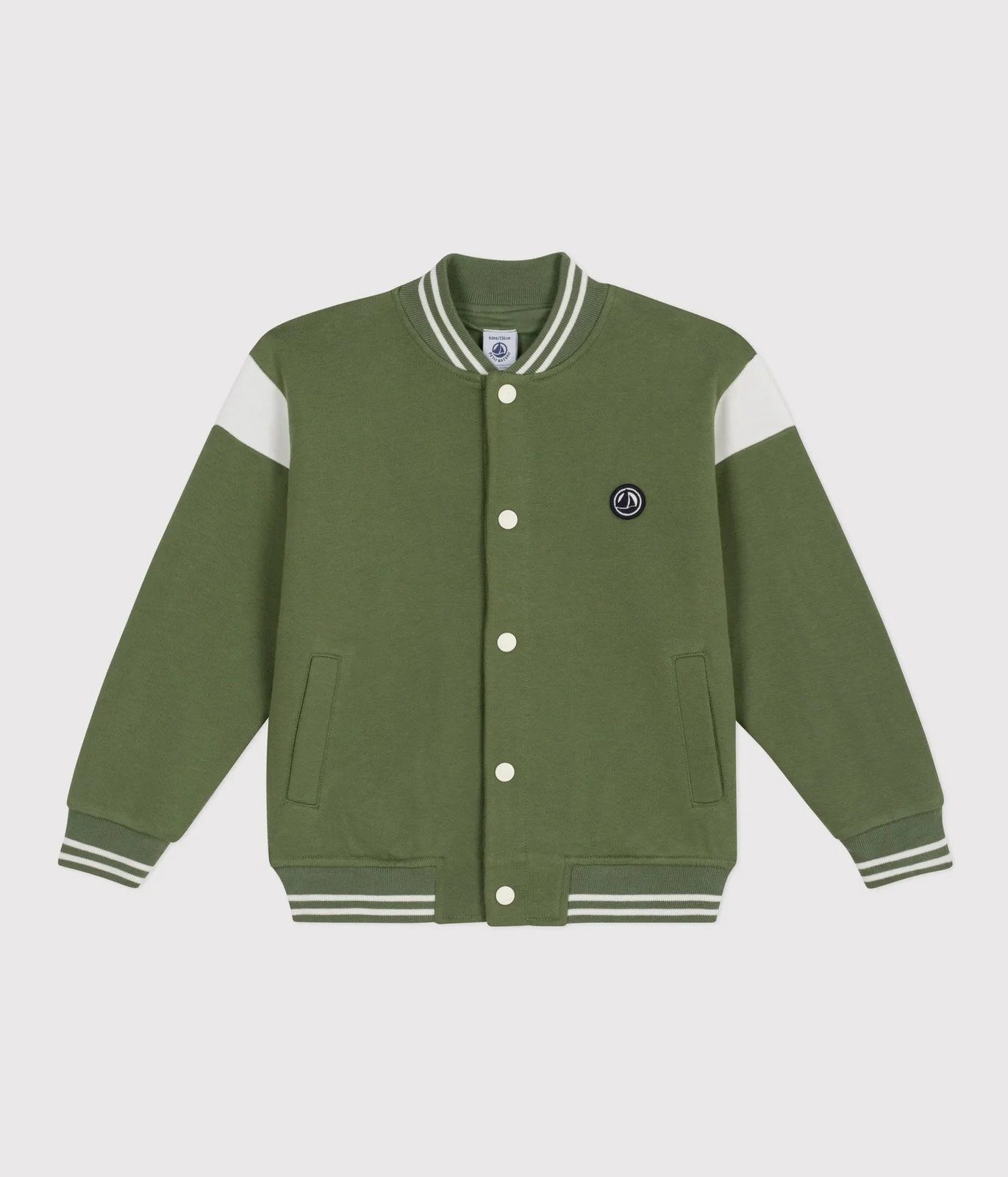 Children's varsity-style cotton jacket