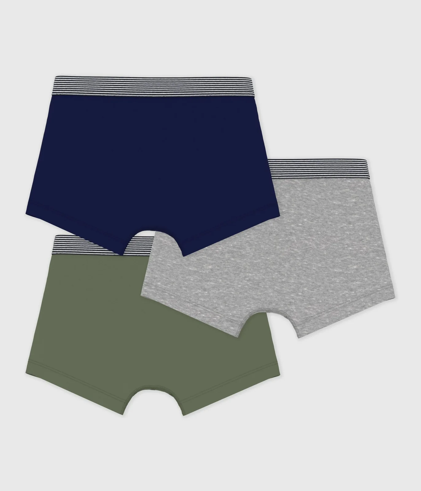 Pack of children's plain cotton boxers