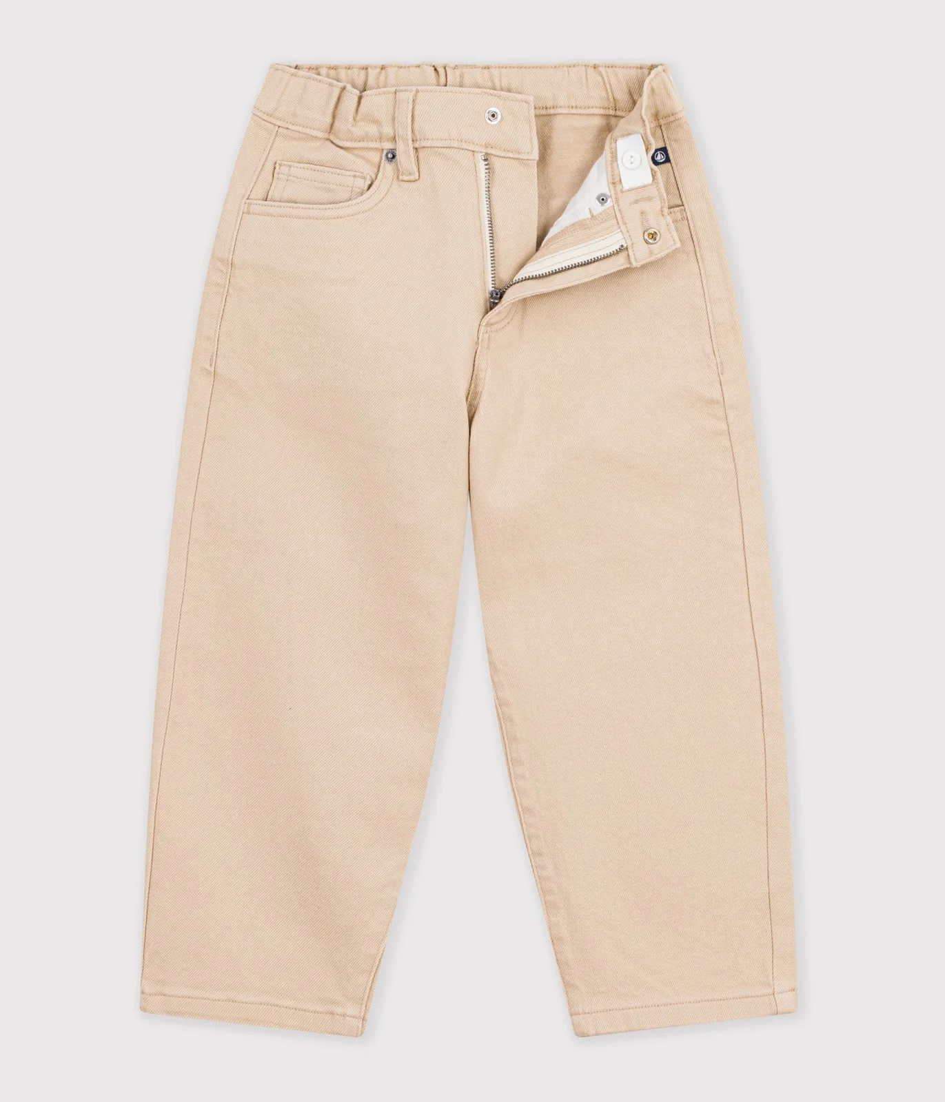 Children's 5-pocket denim trousers.