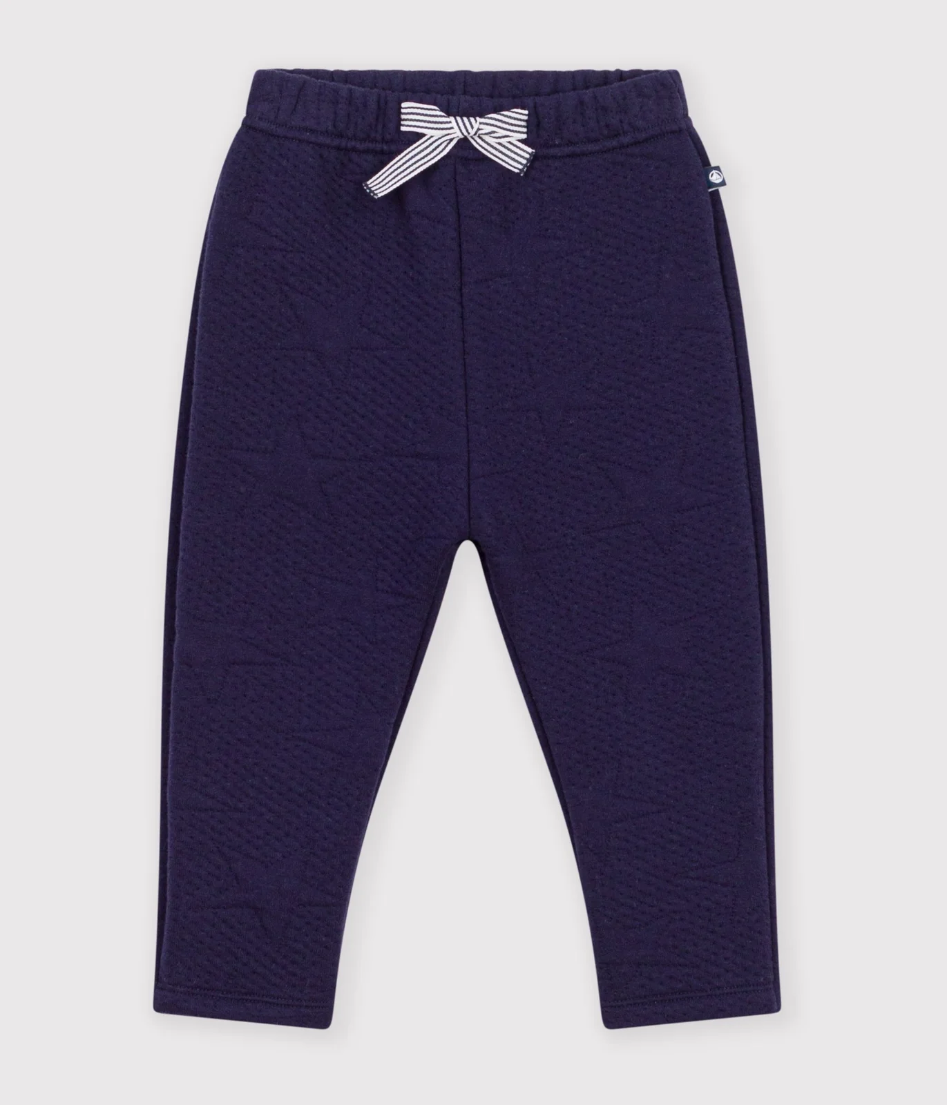 Babies' thick cotton trousers with a star pattern