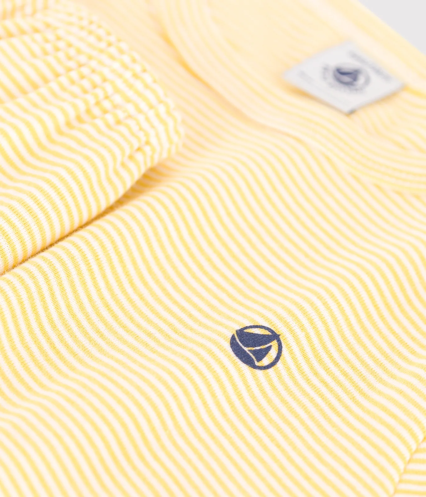 Children's short stripy cotton pyjamas