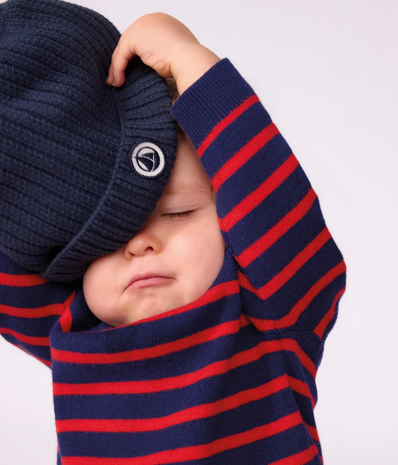 Fleece- Fleece cotton baby beanie