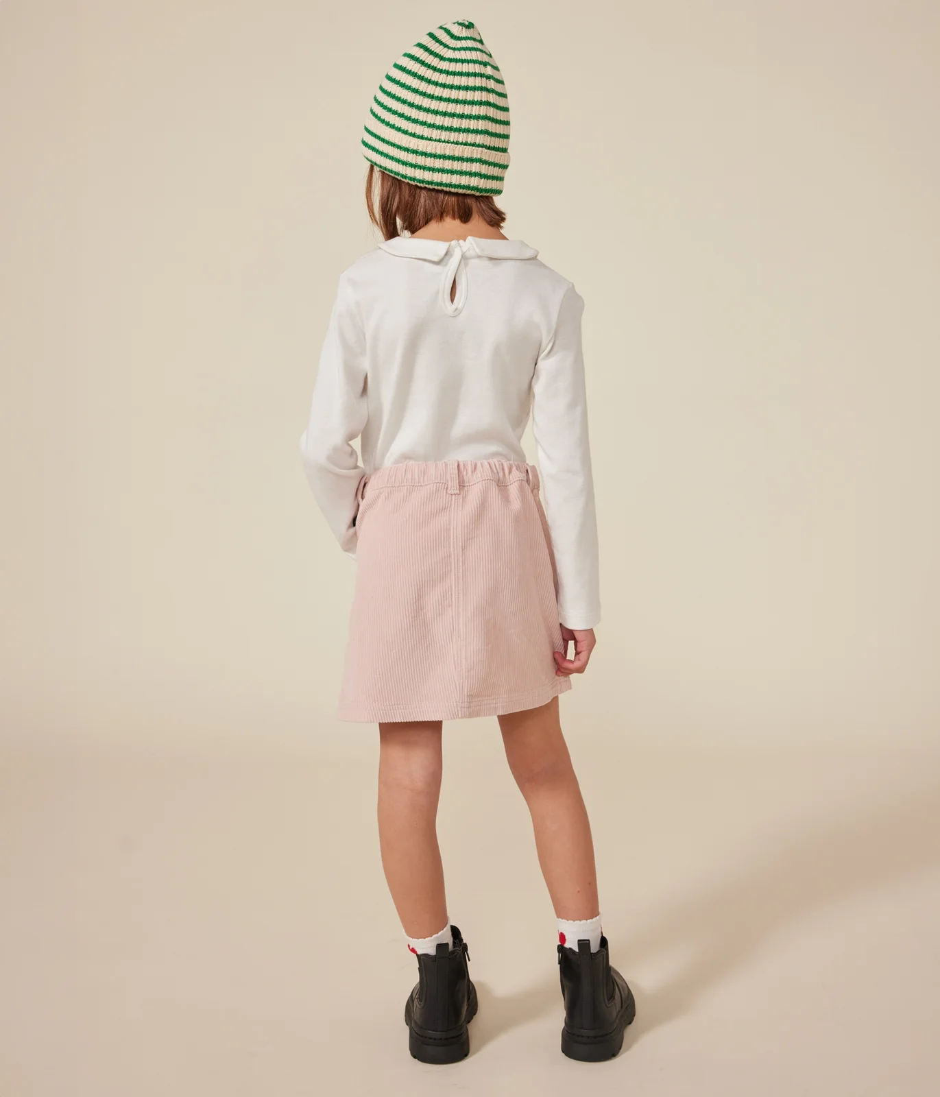 Girls' Long-Sleeved Cotton T-Shirt