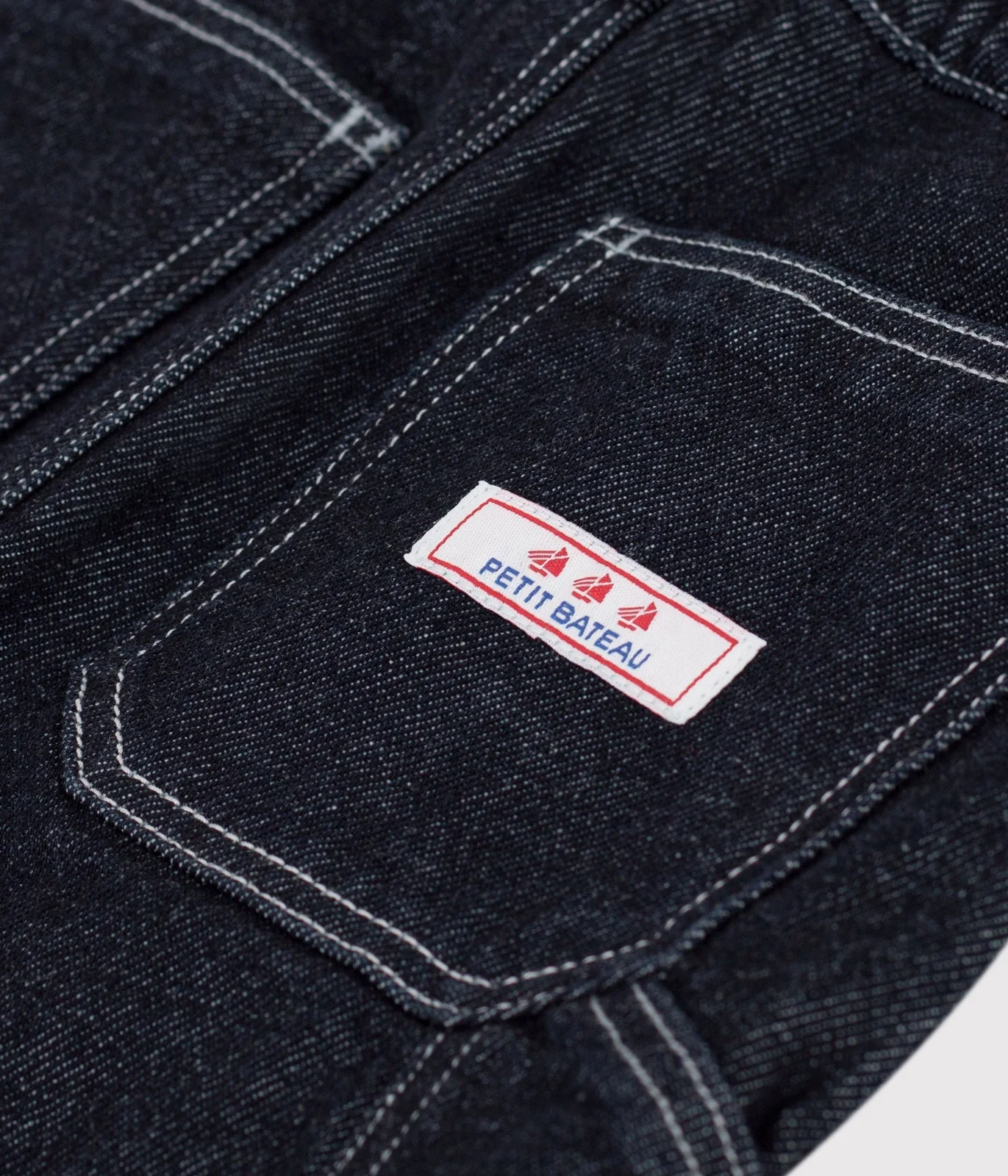 Children's denim carpenter-style trousers
