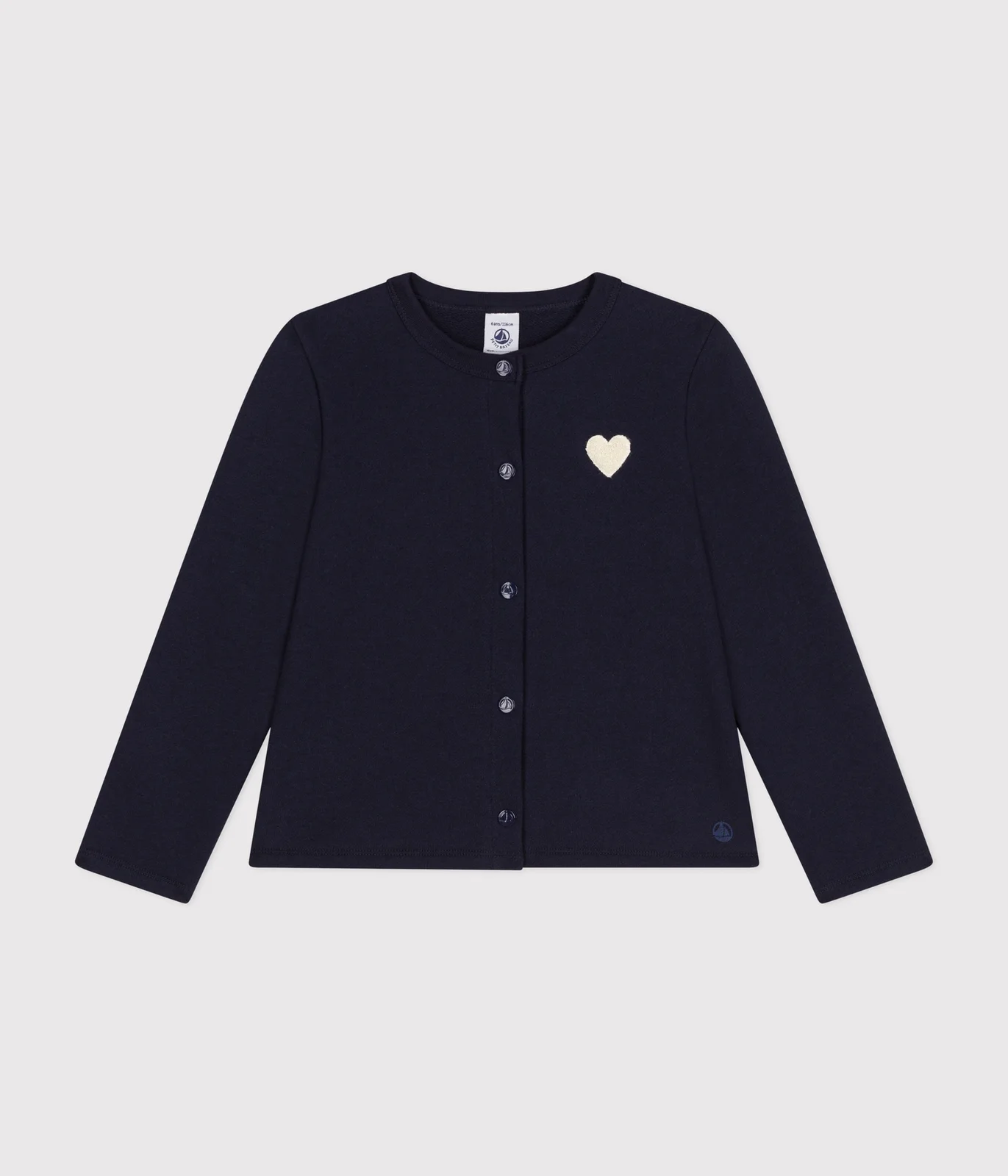 Girls' fleece cardigan