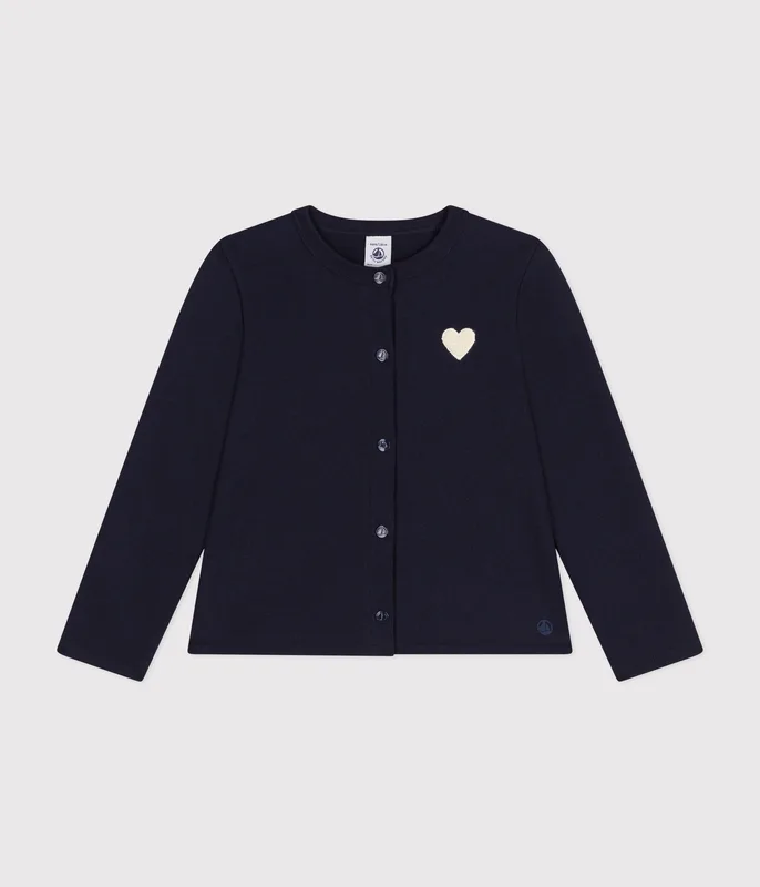 Girls' fleece cardigan