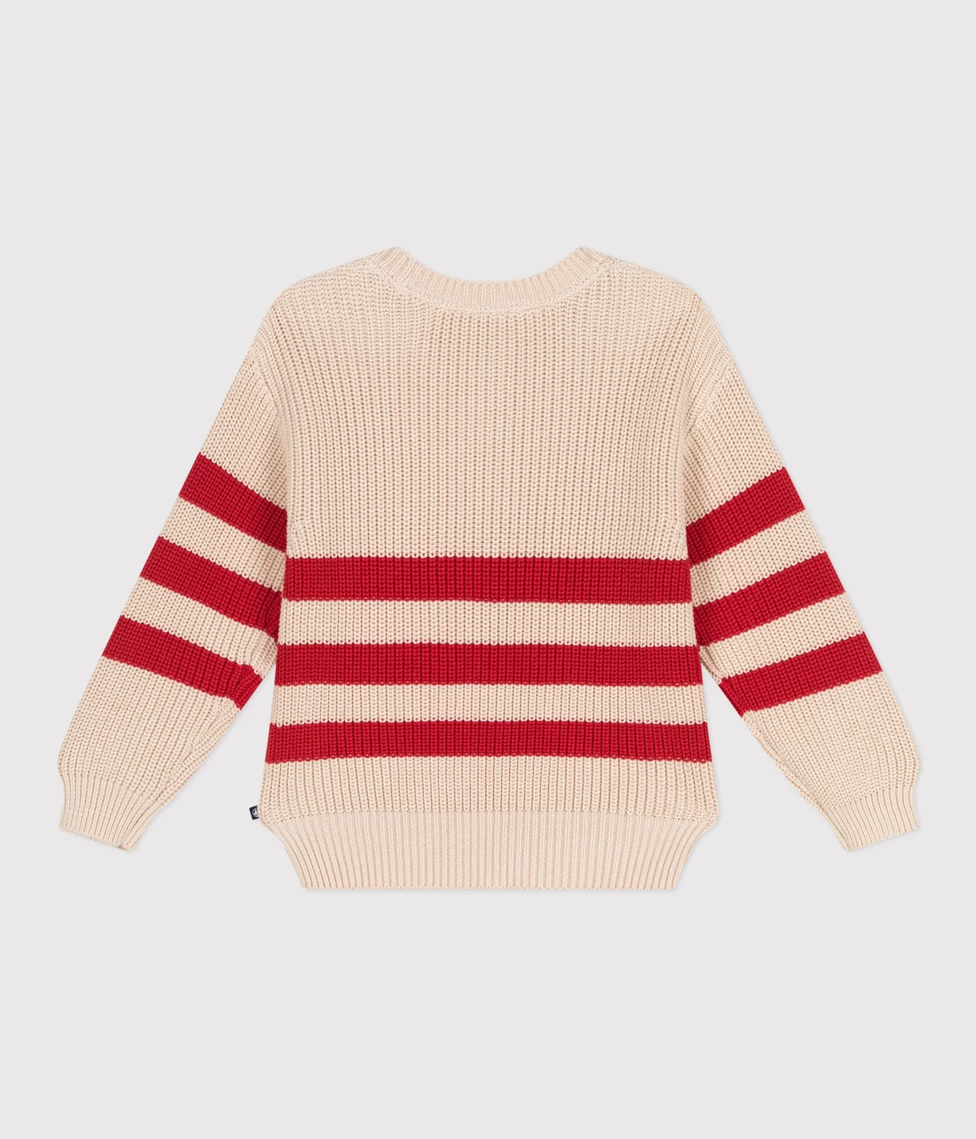 Children's stripy cotton jumper