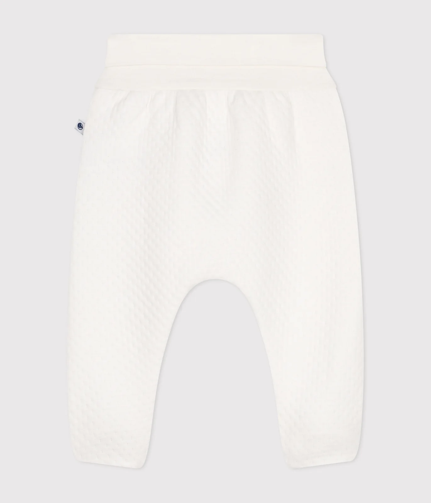 Babies' tube knit trousers with feet