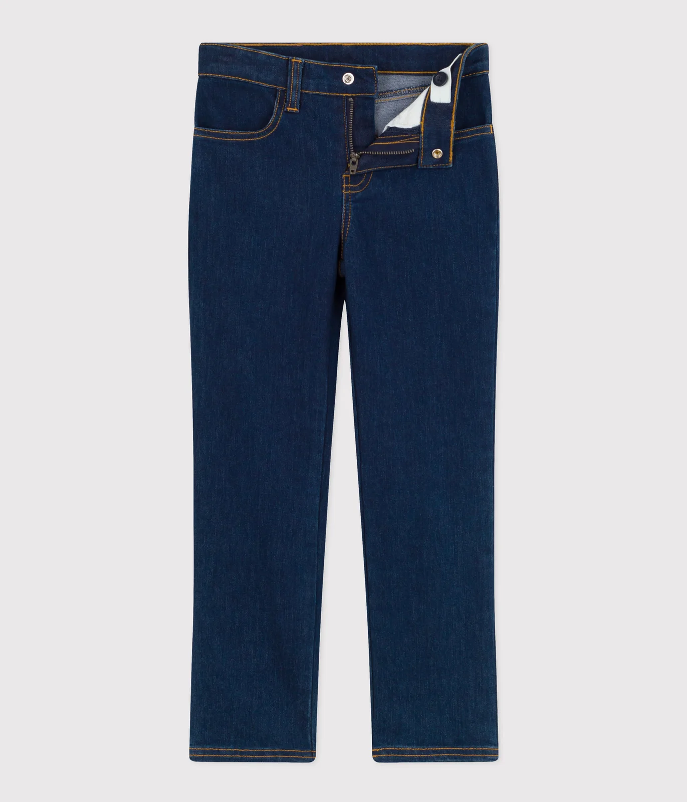 Girls' slim denim trousers