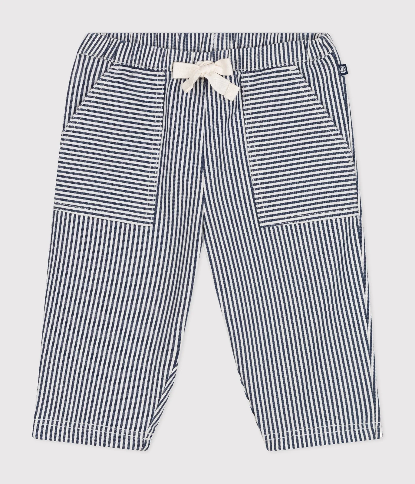 Babies' cotton canvas trousers