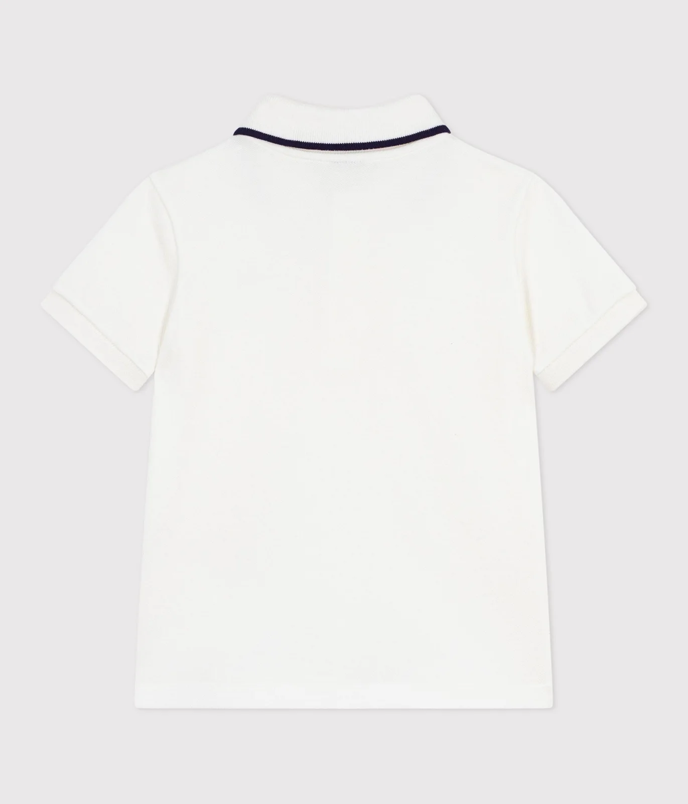 Children's short-sleeved cotton polo shirt