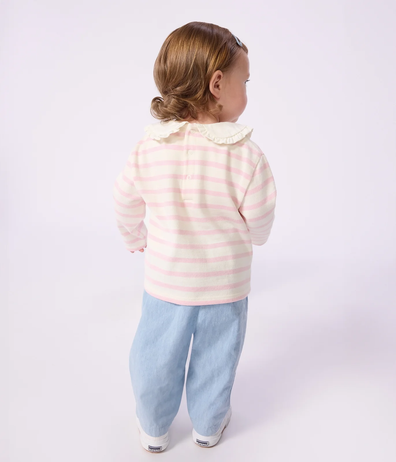 Babies' cotton  Breton top