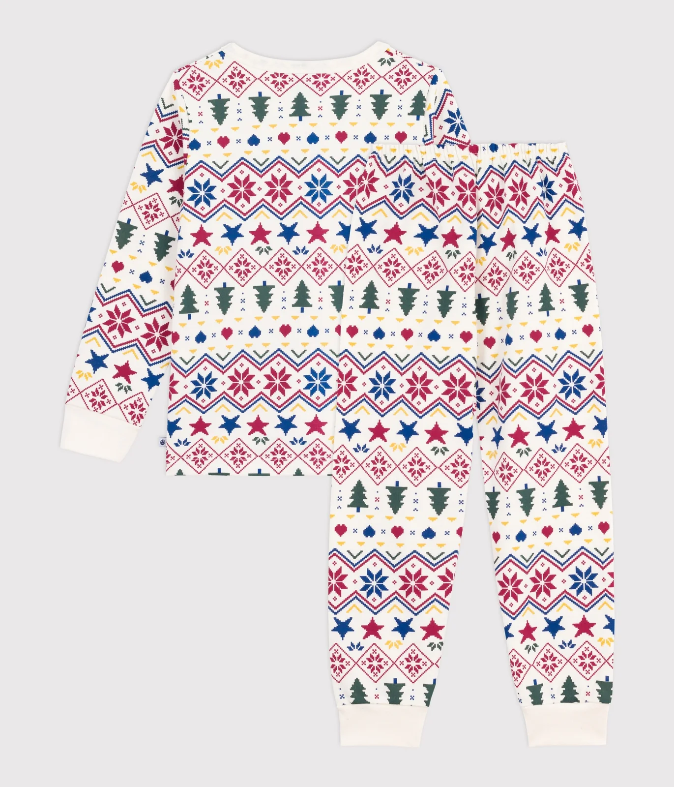 Children's Christmas pyjamas in printed fleece