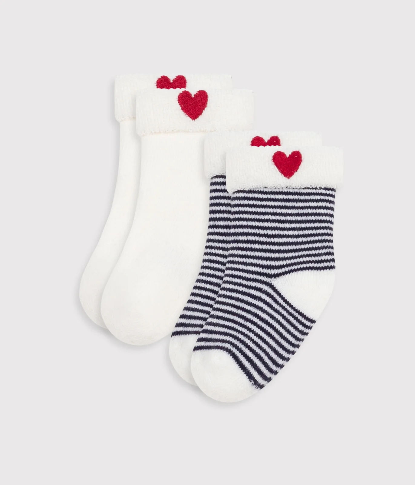 Pack of babies' embroidered cotton socks