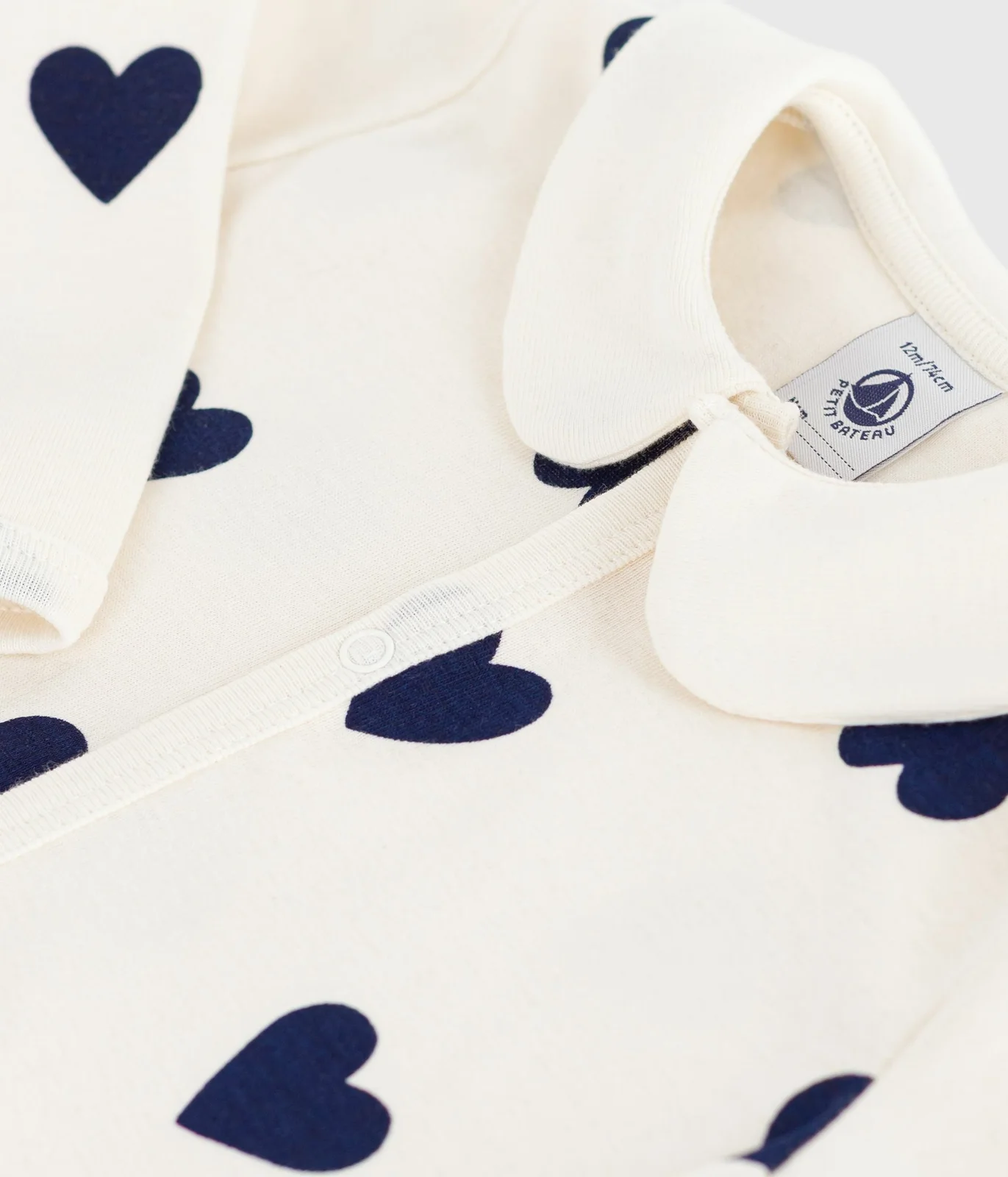 Babies' footless printed cotton pyjama suit