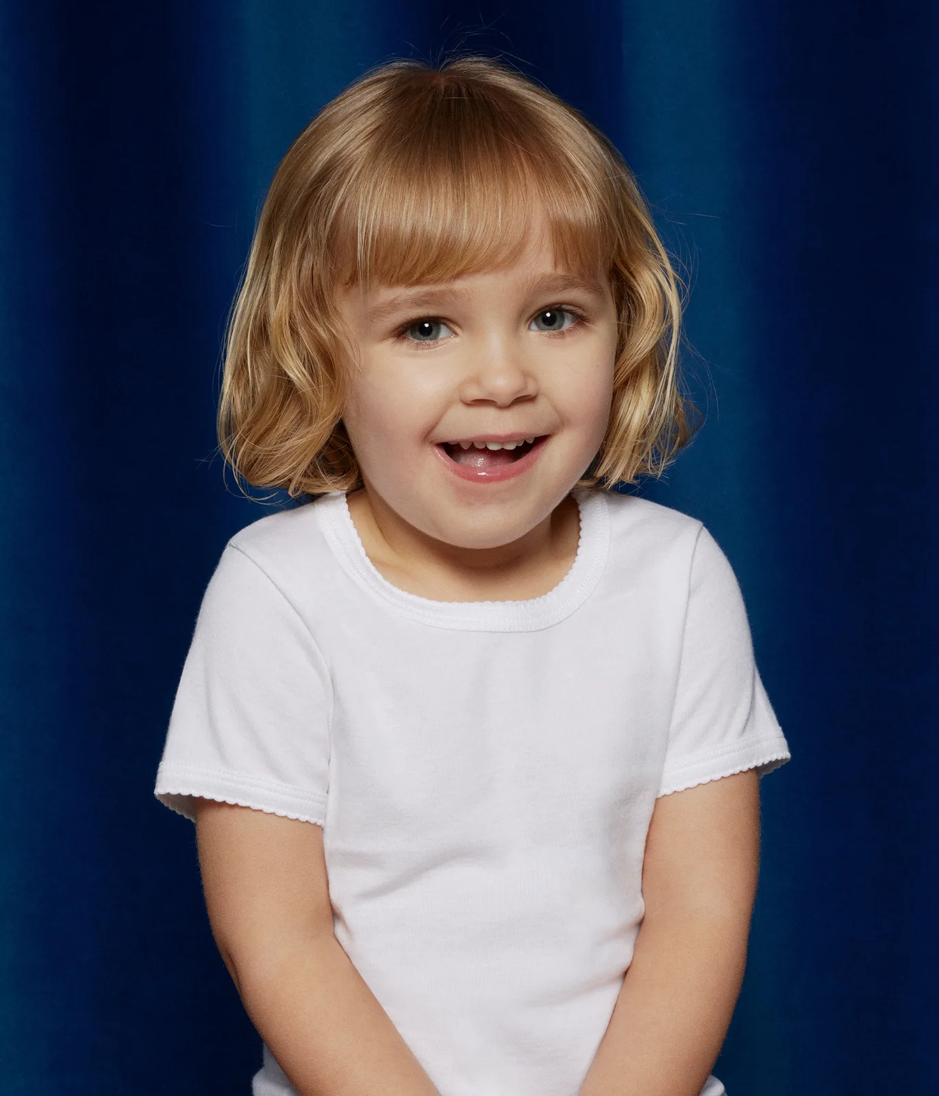 Girls' White Short-Sleeved T-Shirt - 2-Pack