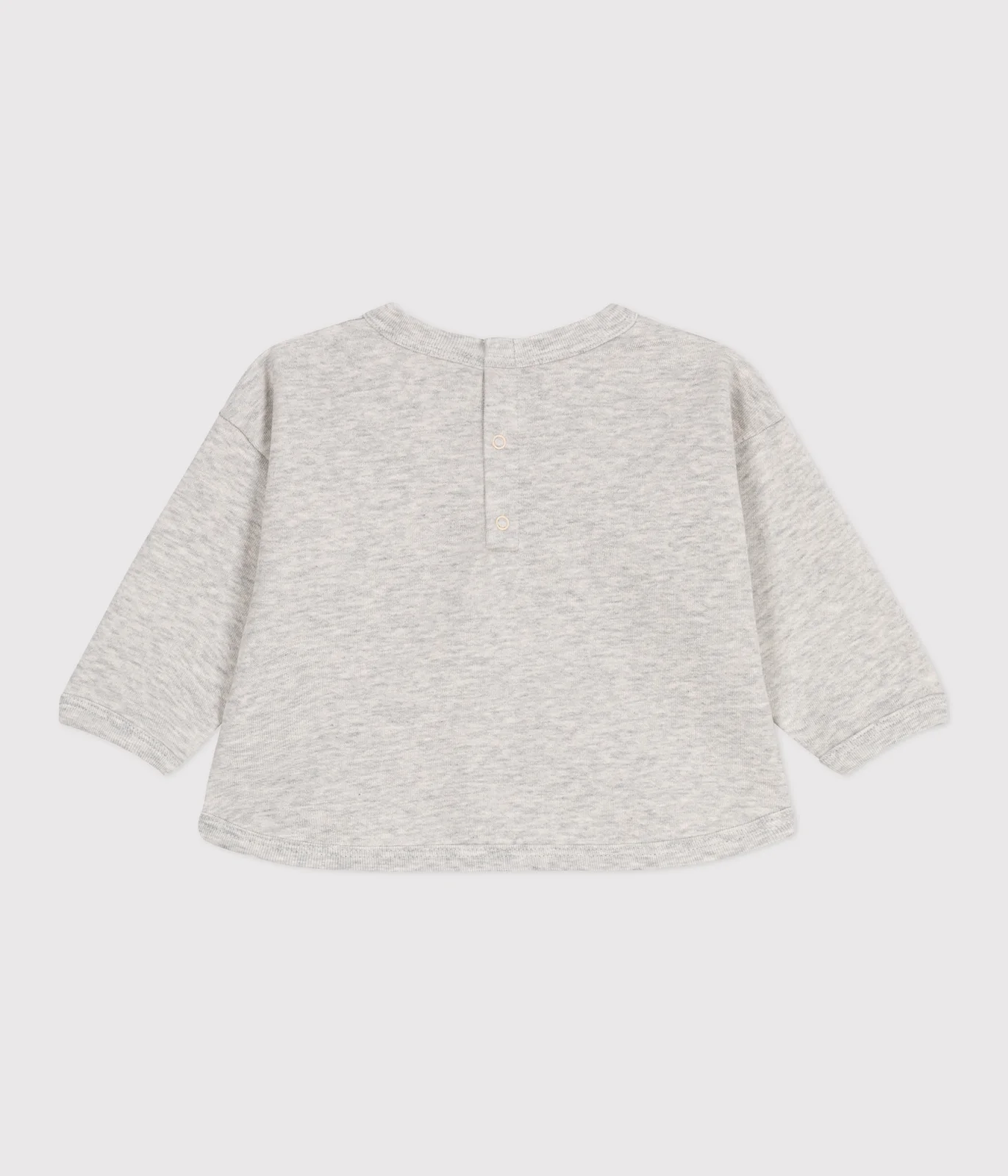 Babies' plain cotton sweatshirt