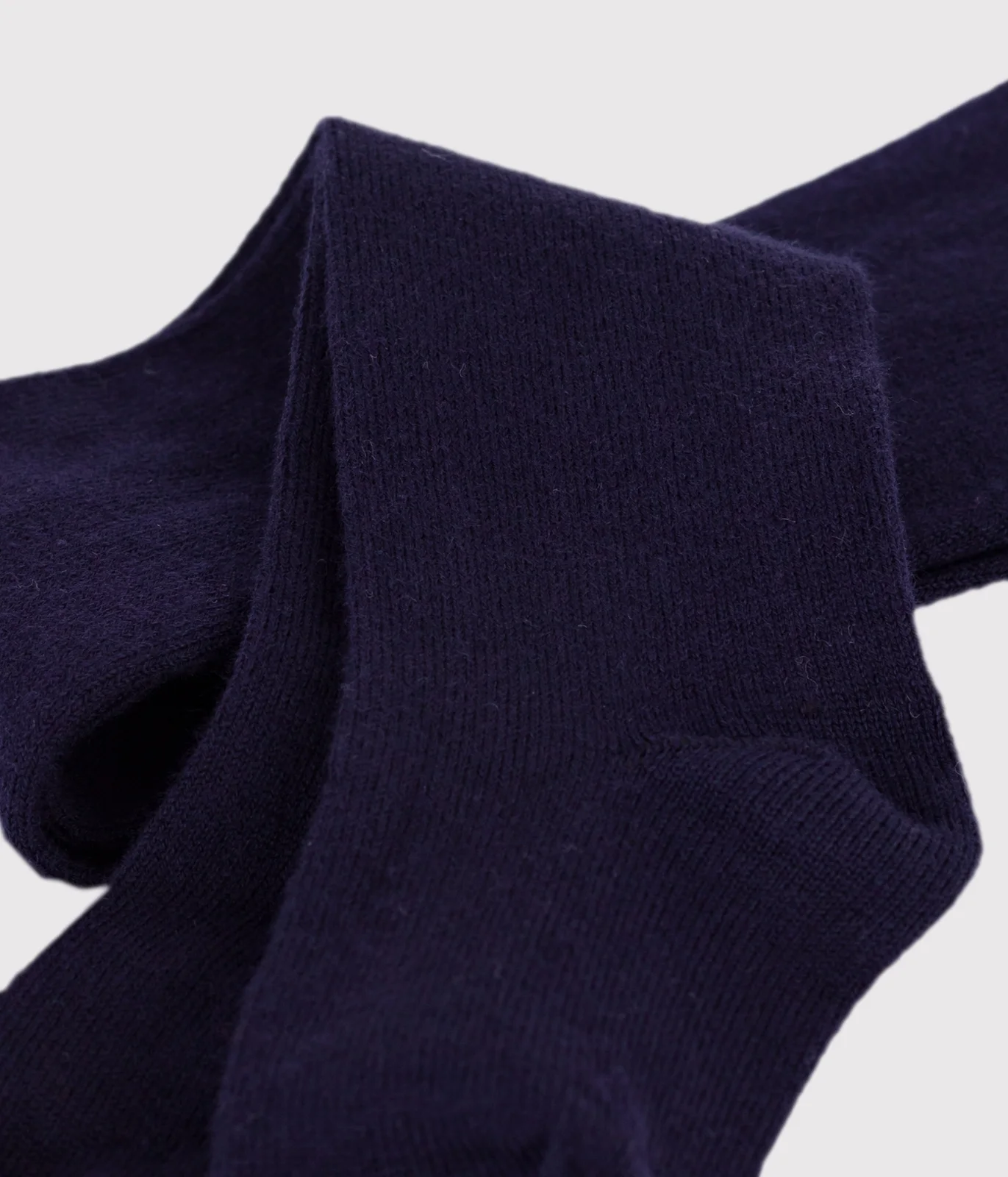 Solid cotton baby tights