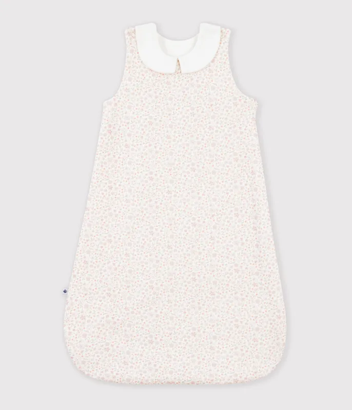 Babies' 1.5 TOG flower-print cotton sleeping bag