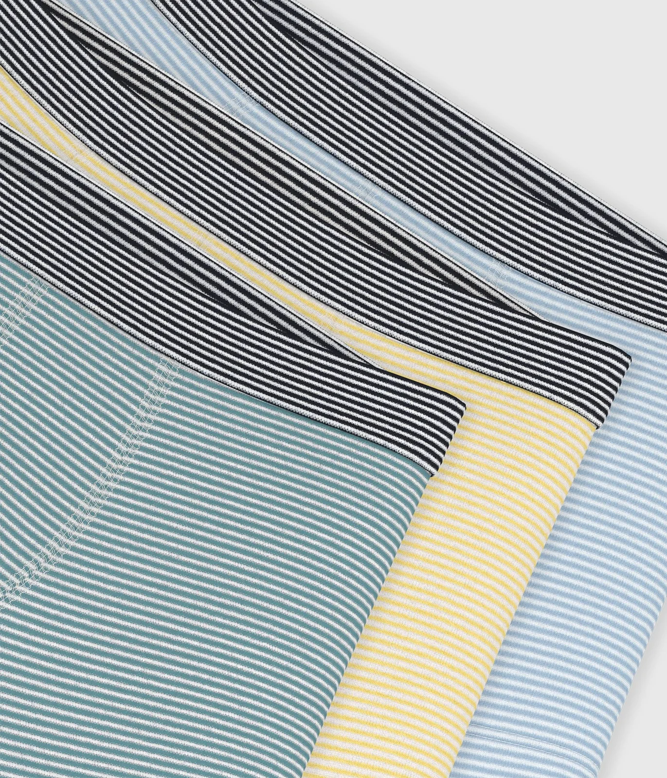 Pack of children's stripy cotton boxers