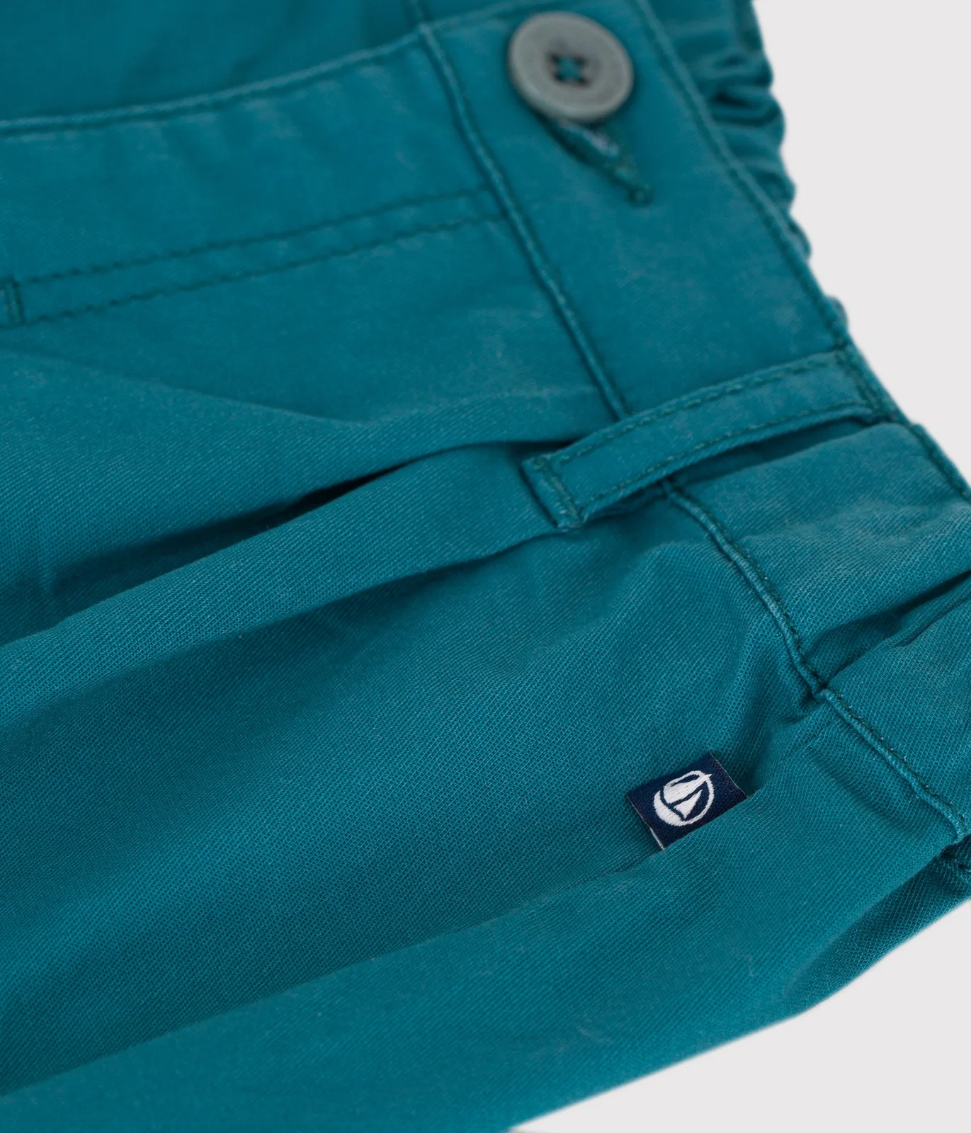 Babies' plain soft cotton trousers