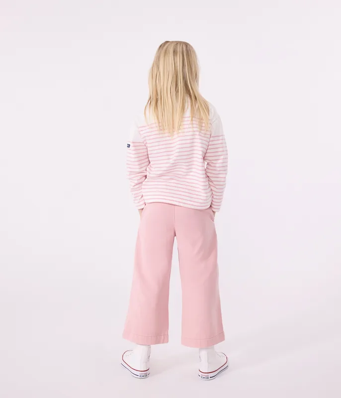 Children's long-sleeved cotton Breton T-shirt