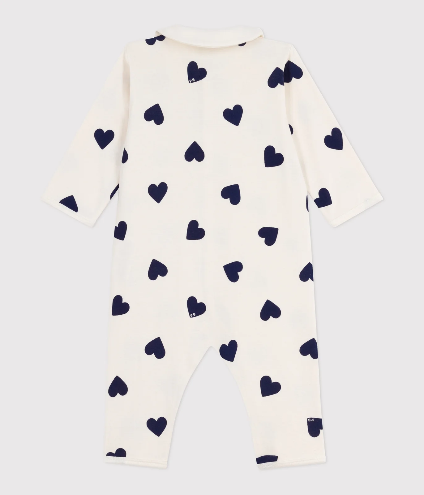 Babies' footless printed cotton pyjama suit
