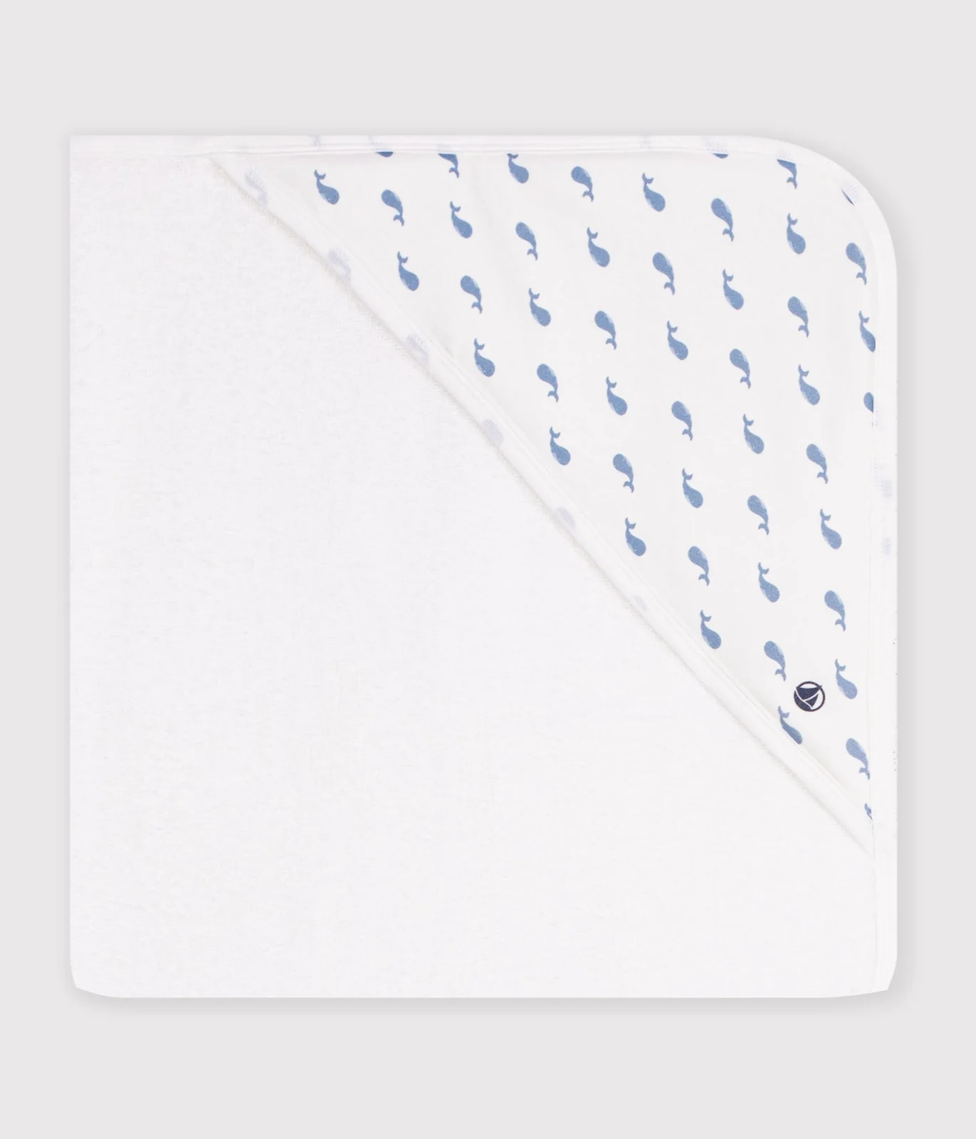 Babies' square cotton bath wrap