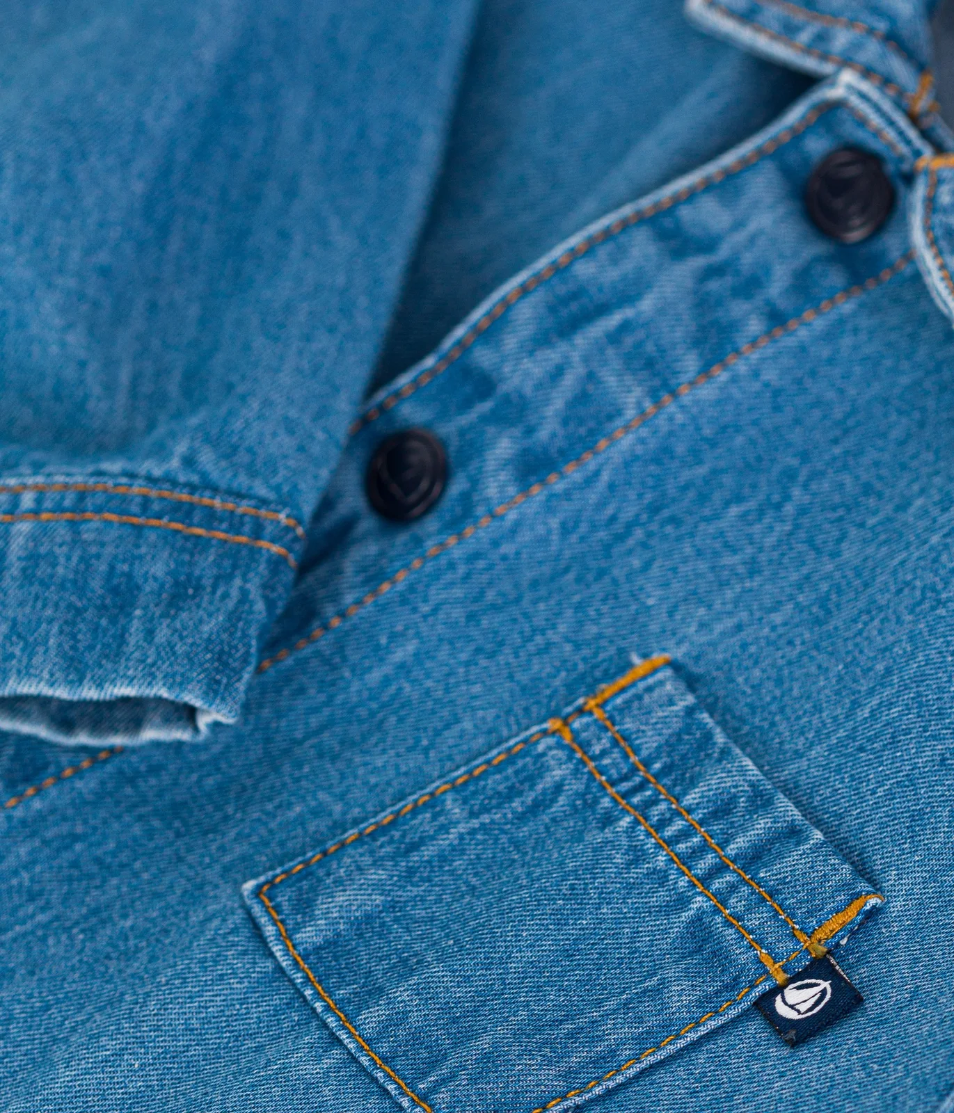 Babies' Long Denim Jumpsuit