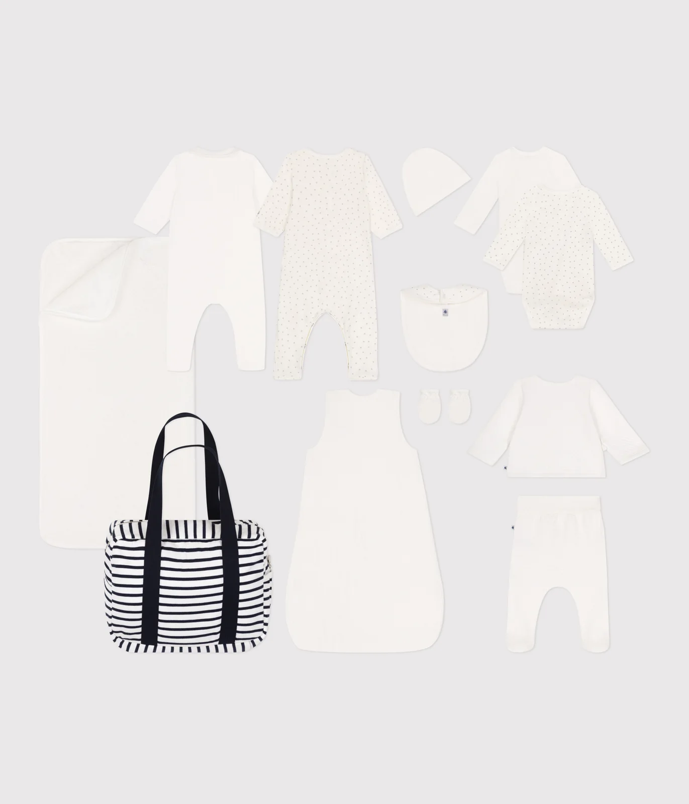 Maternity suitcase - warm materials for warm babies
