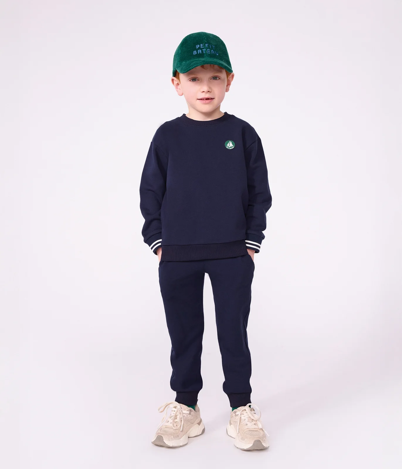 Children's plain cotton sweatshirt