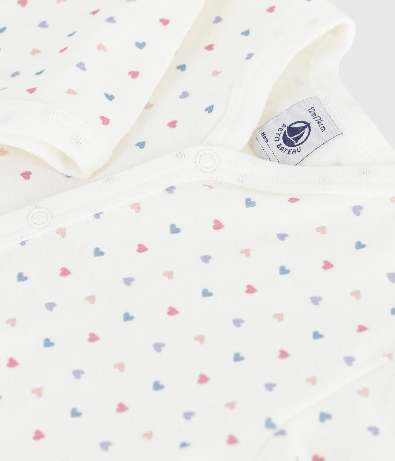Babies' footless printed cotton pyjama suit