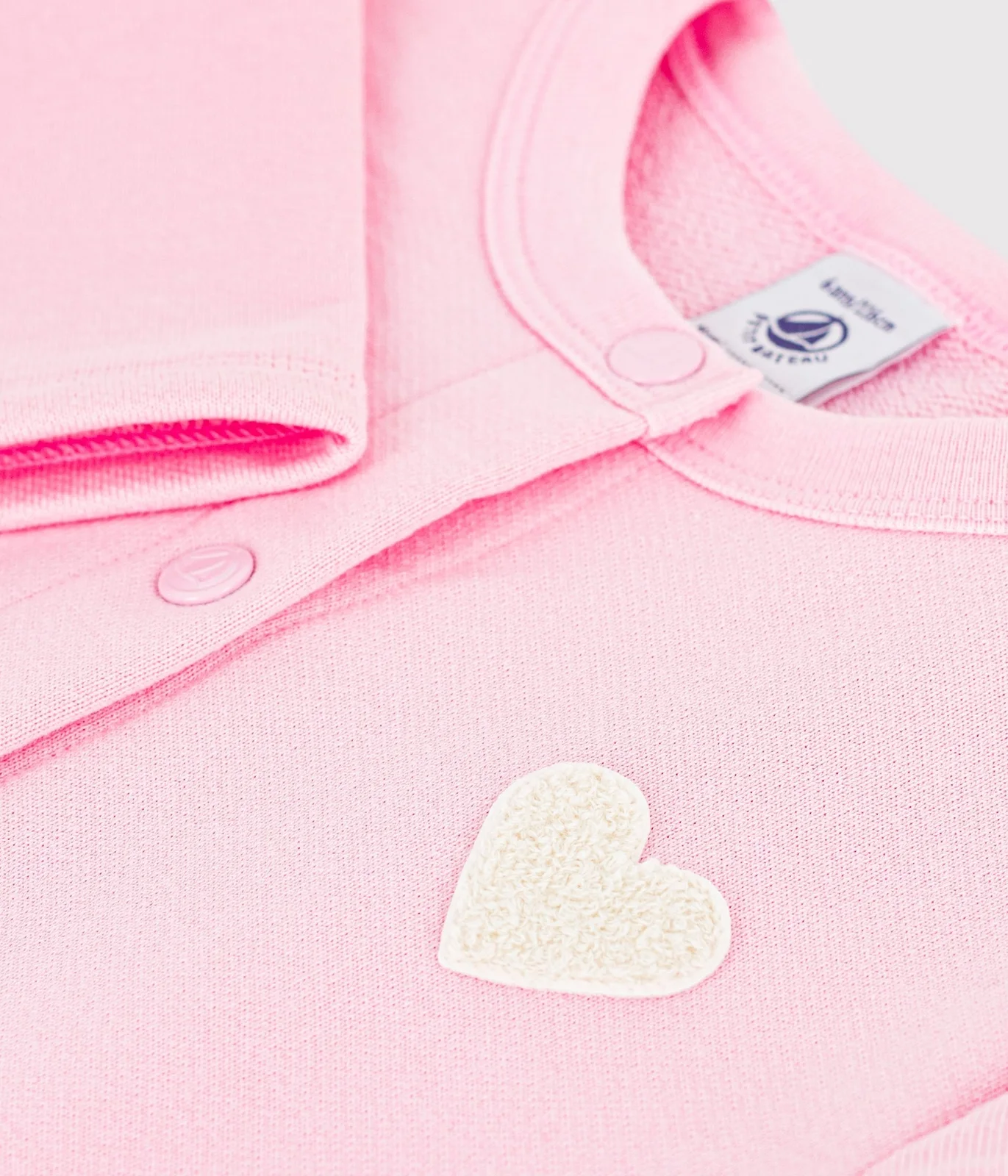 Children's plain cotton cardigan
