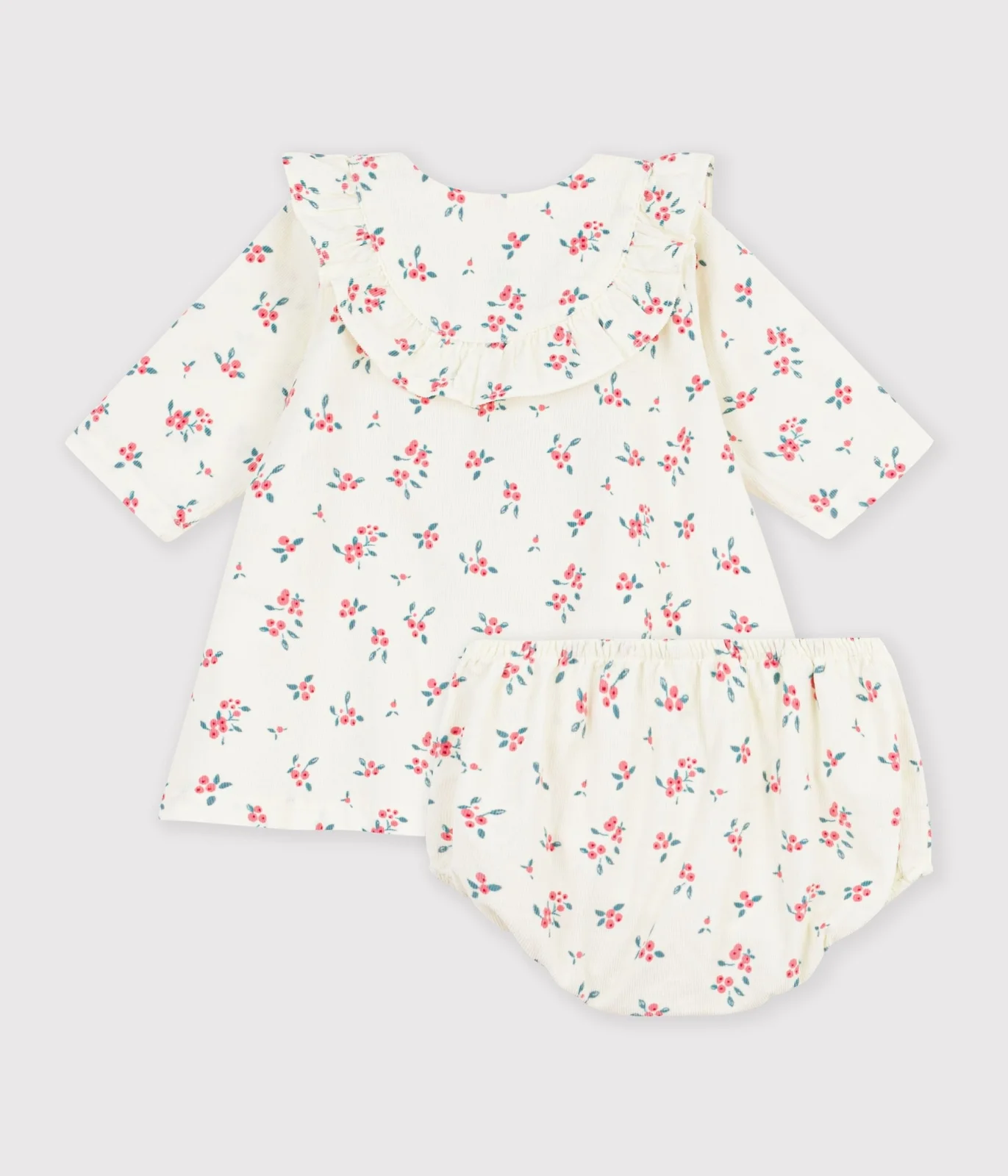 Babies' floral print cotton dress