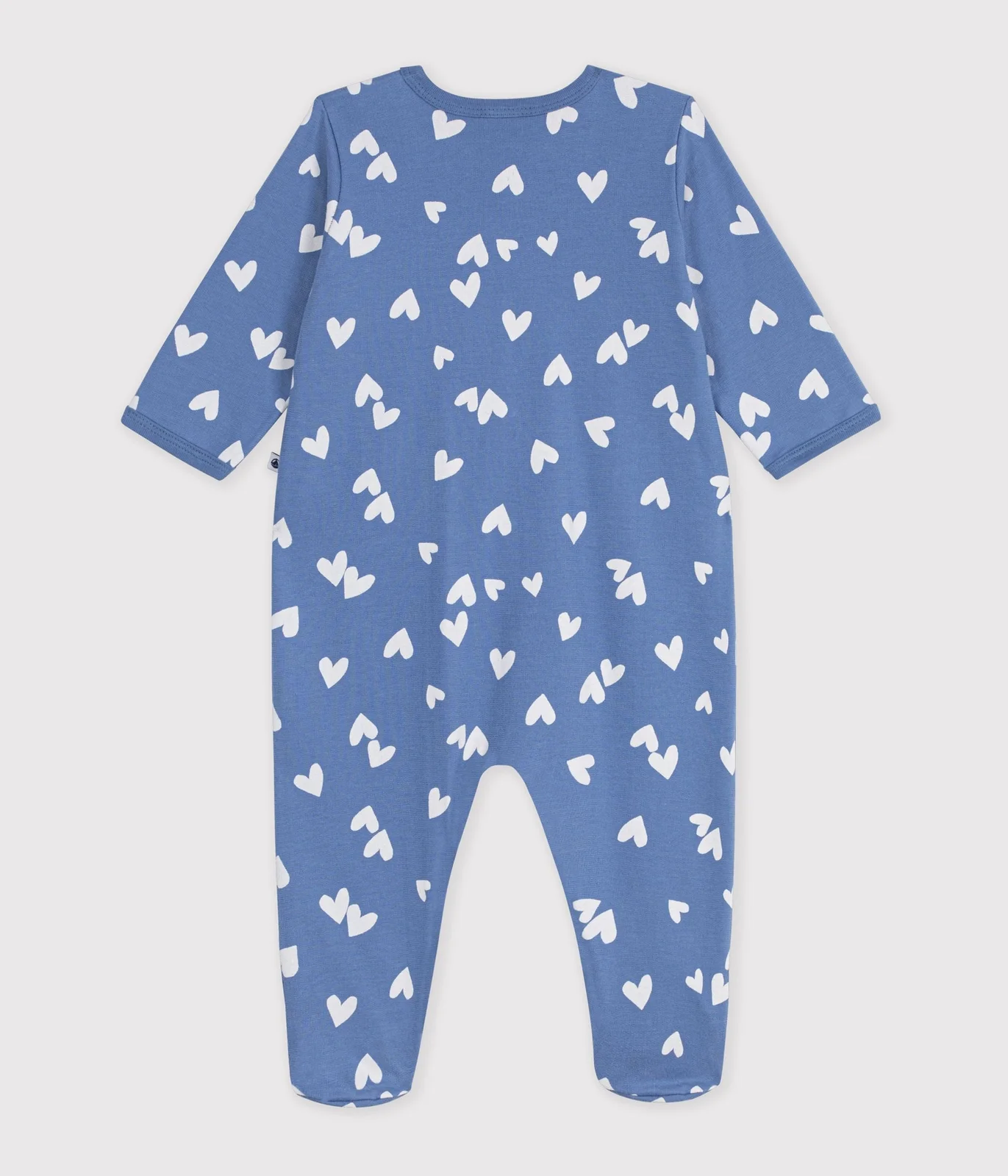 Babies' heart-print fleece pyjamas
