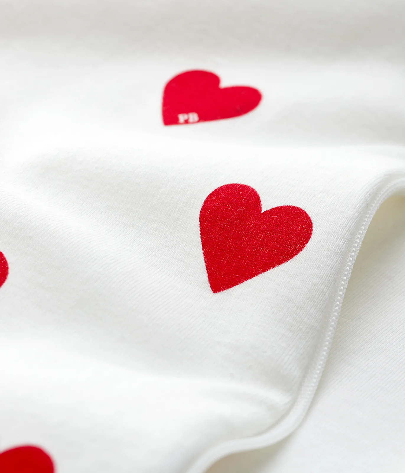 Babies' 2 TOG heart-patterned cotton sleeping bag