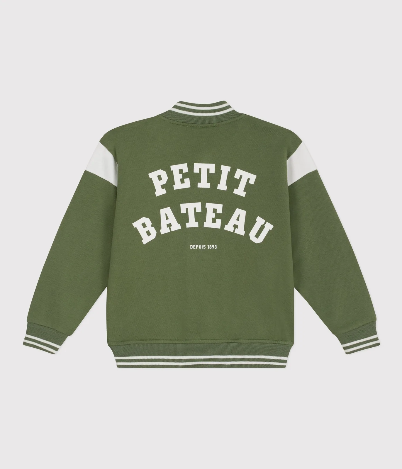 Children's varsity-style cotton jacket