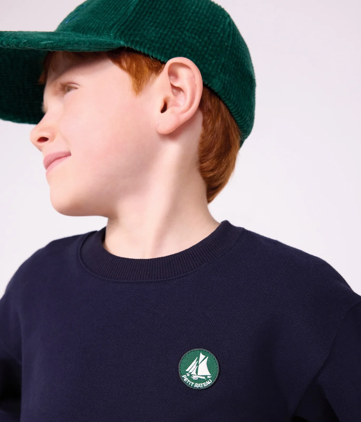 Children's plain cotton sweatshirt